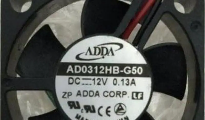 Подлинный AD0312HB-G50 30*30*10 12V 0.13A ADDA 2 провода телеприставка Вентилятор охлаждения |