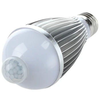 

E27/ 6W White LED Night Light Sensor Lamp Bulb