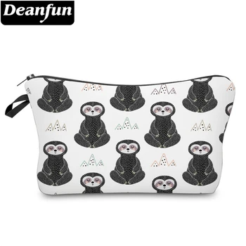 

Deanfun Printing Sloth Cosmetic Bag Black Gifts White Makeup Bag Waterproof Organizer 52018