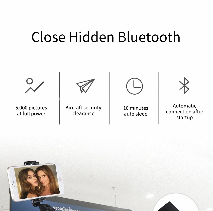 Беспроводная Bluetooth селфи палка+ мини селфи штатив с пультом дистанционного управления 360 градусов вращение универсальный для смартфона
