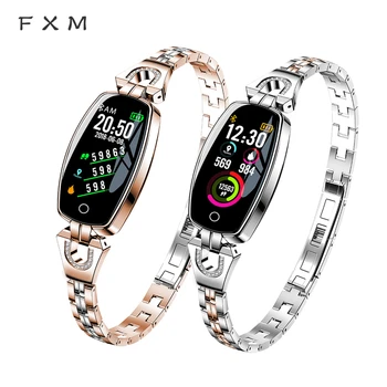 

FXM Smart Women Watch Digital Watch Waterproof Heart Rate Monitoring Bluetooth For Android IOS Fitness Smartwatch Free Shipping