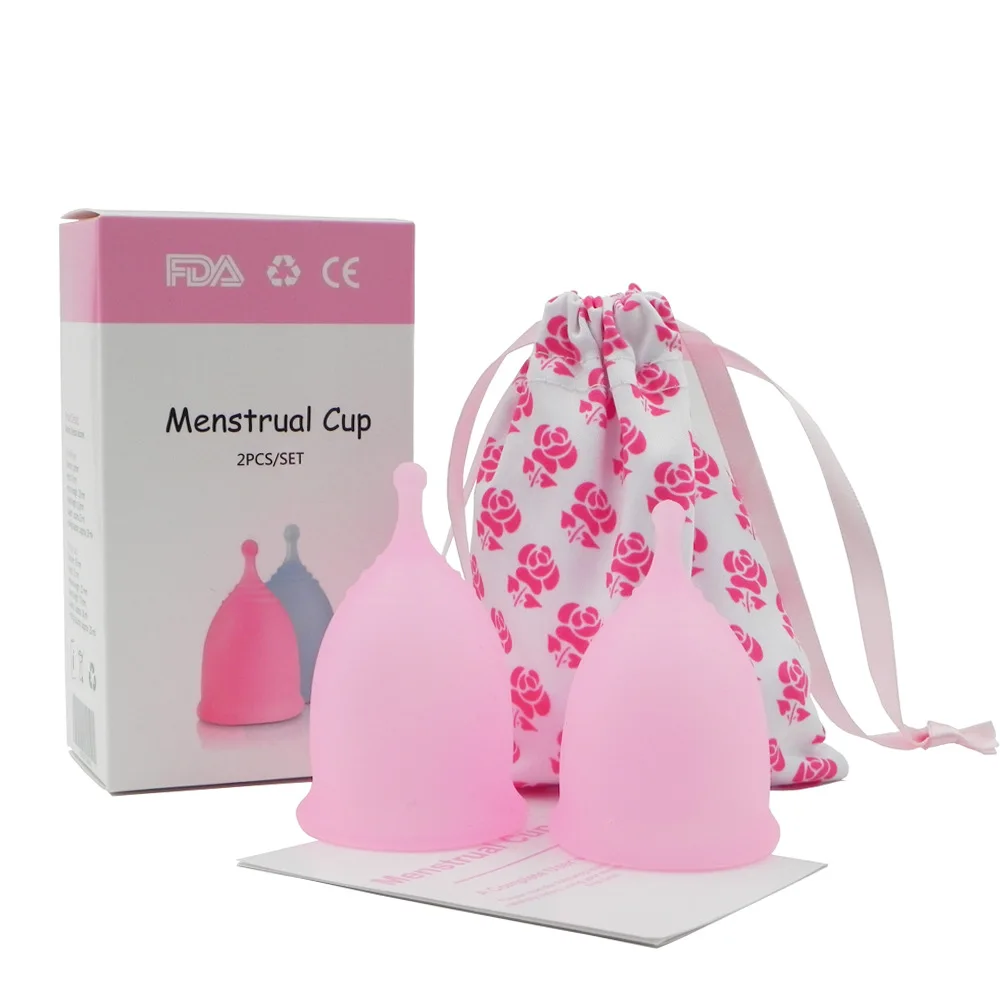 Female hygiene menstrual cup of medical grade silicone Silicone Menstrual Flake Medical reusable feminine hygiene Menstrual cup