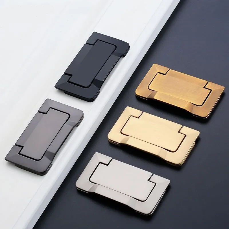 

Concealed Ring handle Drawer Pull Modern simplicity home decor Knobs Alloy furniture Hardware for cupboard wardrobe Shoe cabinet