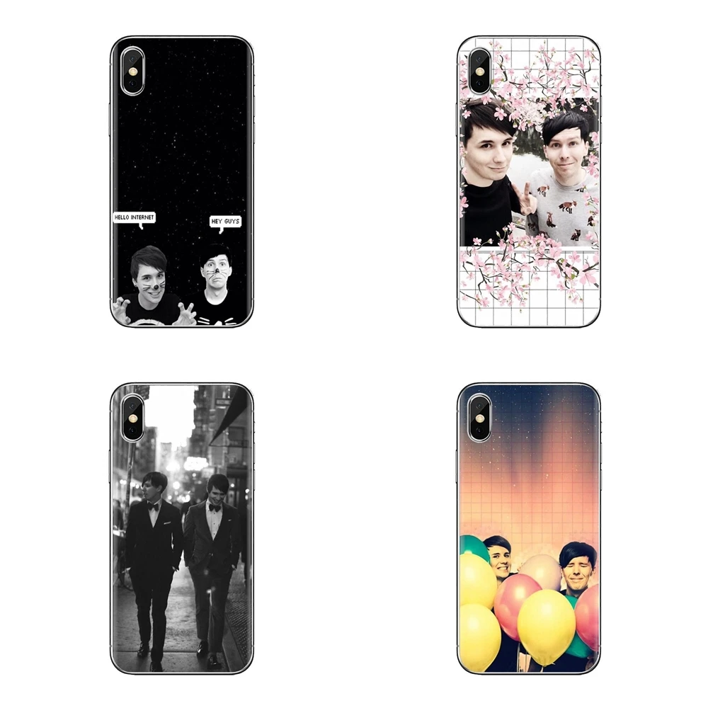 Silicone Cases Group of Dan And Phil Radio Bedding For LG Spirit Motorola Moto X4 E4 E5 G5 G5S G6 Z Z2 Z3 G2 G3 C Play Plus Mini |