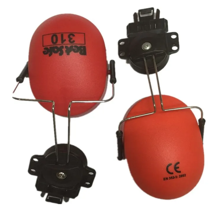 

Manufacturers Direct Selling Sound Insulation Earmuffs with Safety Helmet Earmuff Anti-Noise Reduction Ear Muff PE Material Cons