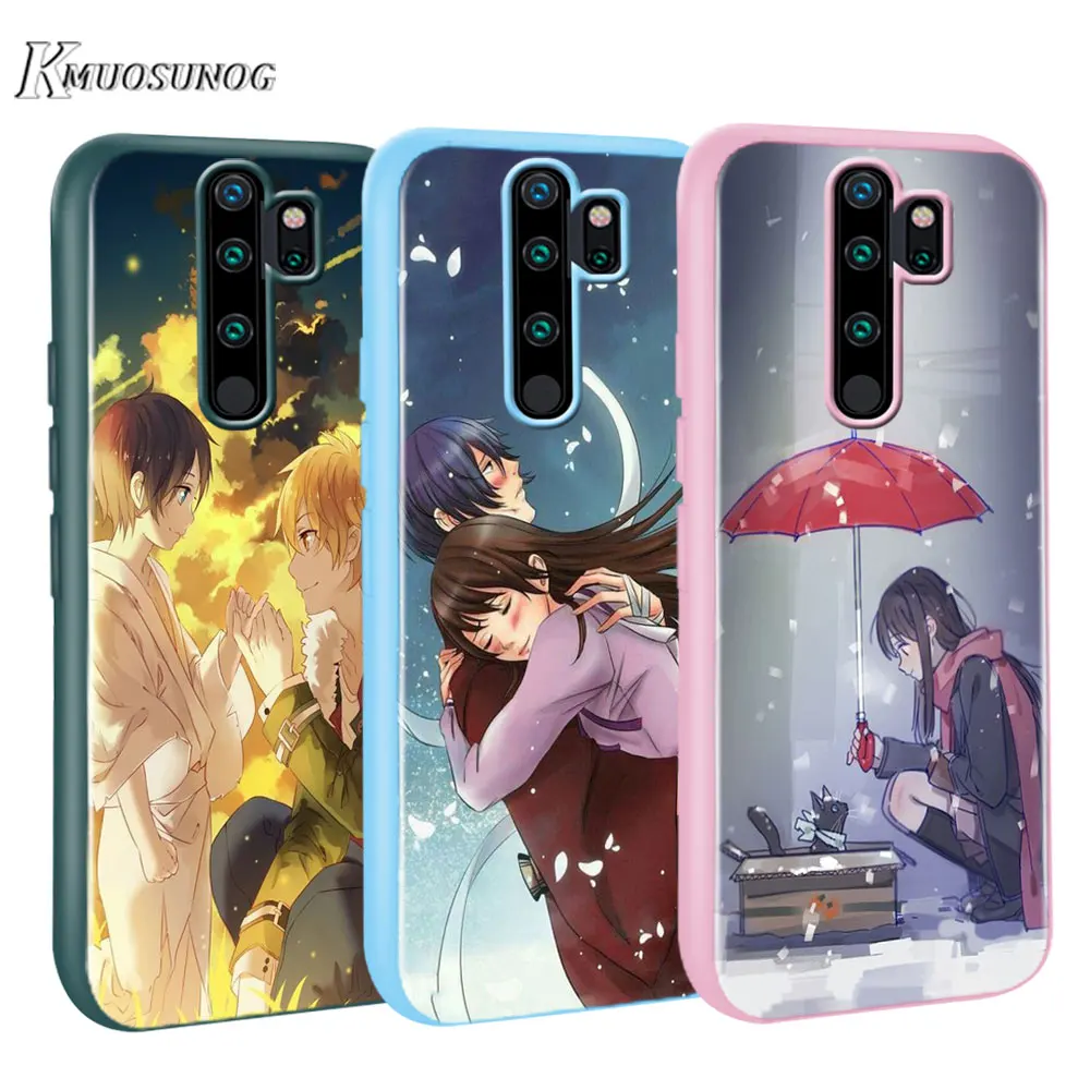 

for Xiaomi Redmi Note 8T 8 7 6 Pro Baseus Candy Color Cover Noragami Anime Girl for Redmi Note 5 Pro 5A 4 4X Case