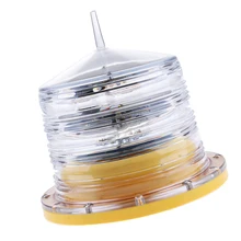 IP67 Солнечный светодиодный морской причал баржа безопасности маяка 360 градусов