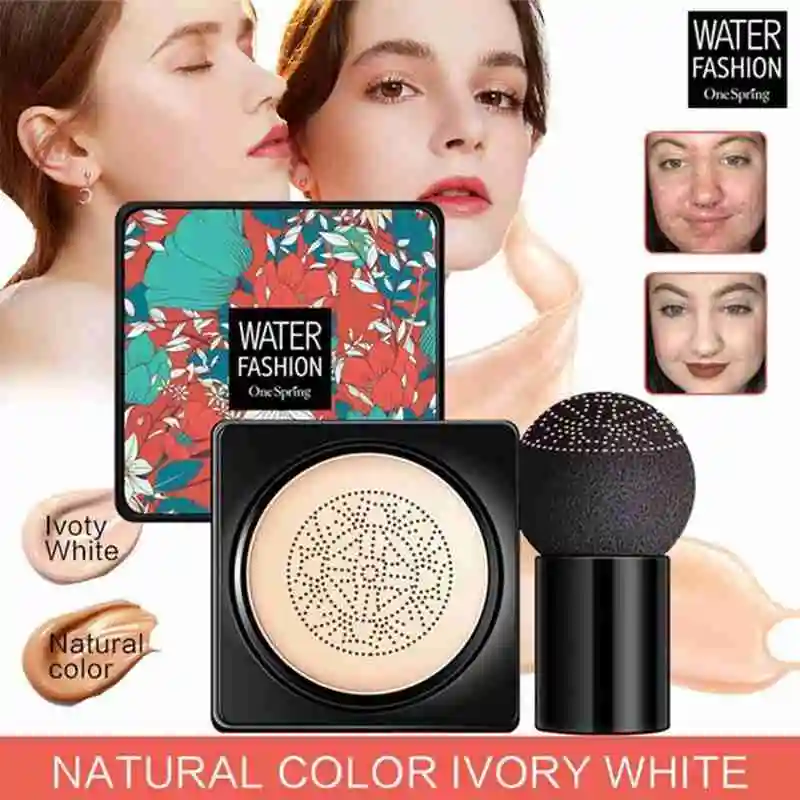 Mushroom Head Air Cushion CC Cream Natural Moisturizing Makeup Oil-control Foundation Cosmetics Cream Concealer BB Whitening