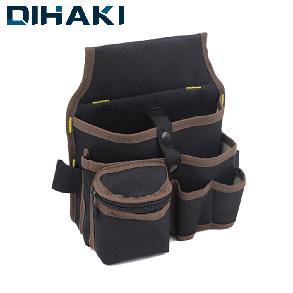 

Instrument Case Tool Bag Belt For Electrician Carpenter Waist Pocket Pouch High Capacity Hand Tool Hardware Storage Oxford Cloth