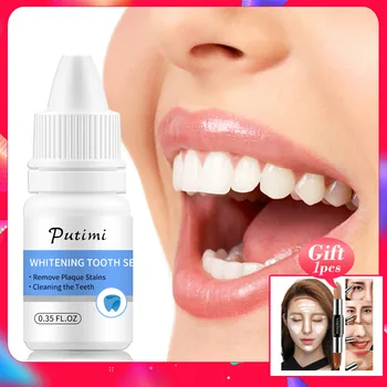 

Teeth Cleaning Essence Oral Hygiene Remove Plaque Stains Whitening Serum Bleaching Natural Tooth Dental Tool Paste Whitening Gel