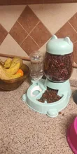 7 pocilga Gato tazón para comida de perro de tazones de alimentación 2 L perros de alimentación fuente de agua potable de 600ml Waterer gatito lento de cachorro