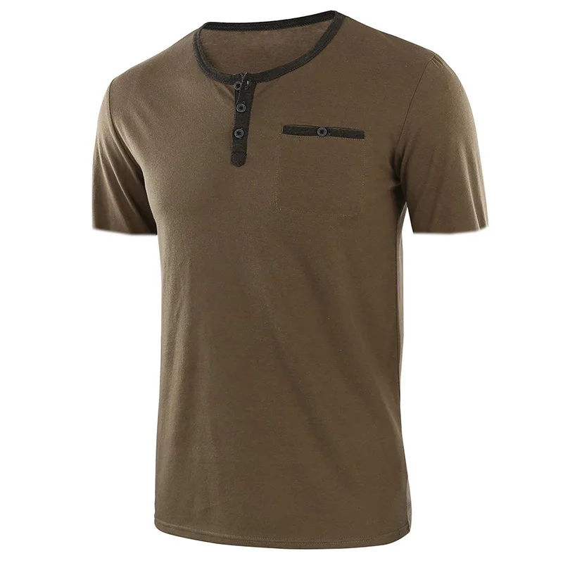 Mens T Shirts Fashion 2019 New Casual Solid Large Size Short Sleeve T Shirt  Mens Workout Shirts  Men Clothes