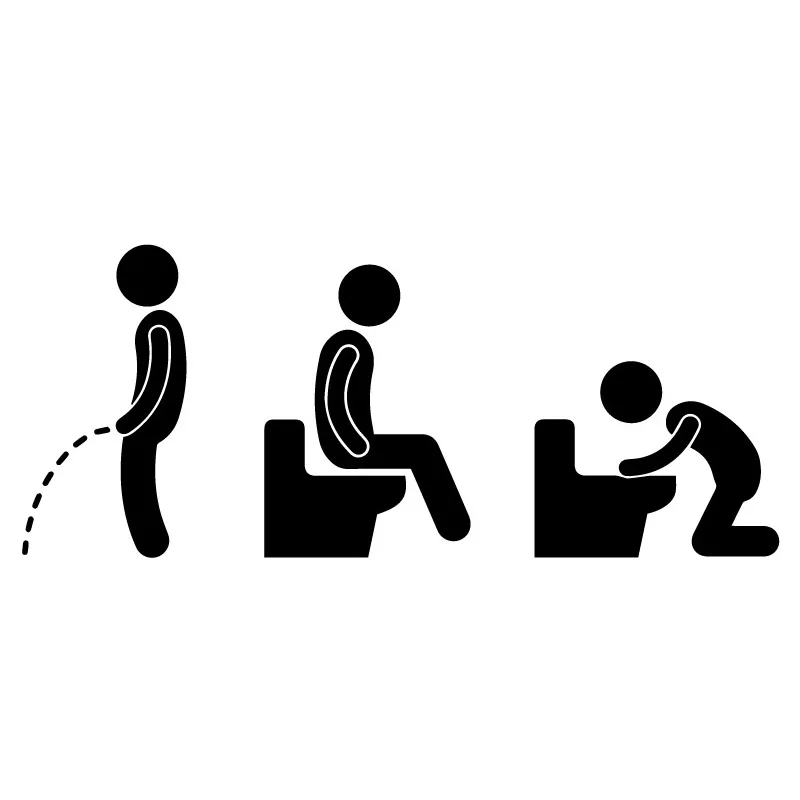 Personality Toilet Icon Picto Vinyl Door Sticker Stylish Home Decoration Accessories Wall Sticker A2249 Personality Toilet Icon Picto Vinyl Door Sticker Stylish Home Decoration Accessories Wall Sticker A2249