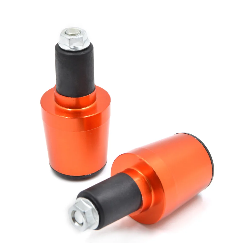 

2pcs 7/8'' 22mm Motorcycle CNC Handlebar Grips End Handle Bar Cap End Plug Balance Pad for KTM Duke 125 200 250 390 690 990