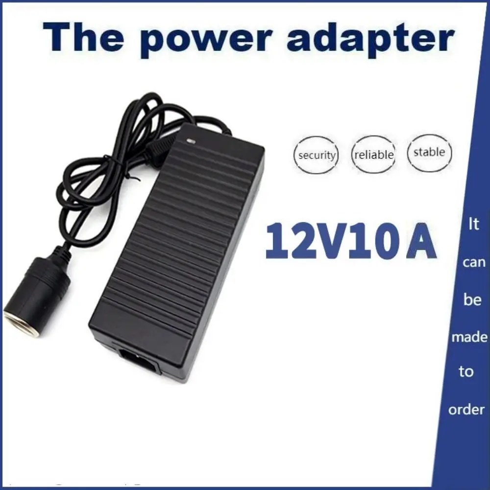 AC to DC12v vehicle head power adapter 100-220V 12V cigarette lighter supply 100W | Обустройство дома