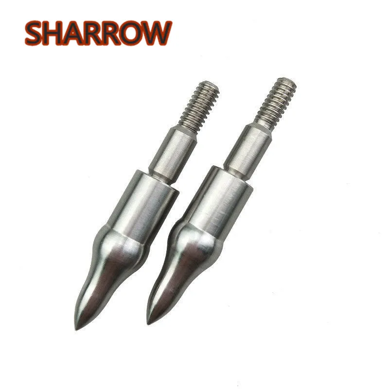 12/24pcs 150gr Archery Target Points Filed Broadheads Arrowheads Tip