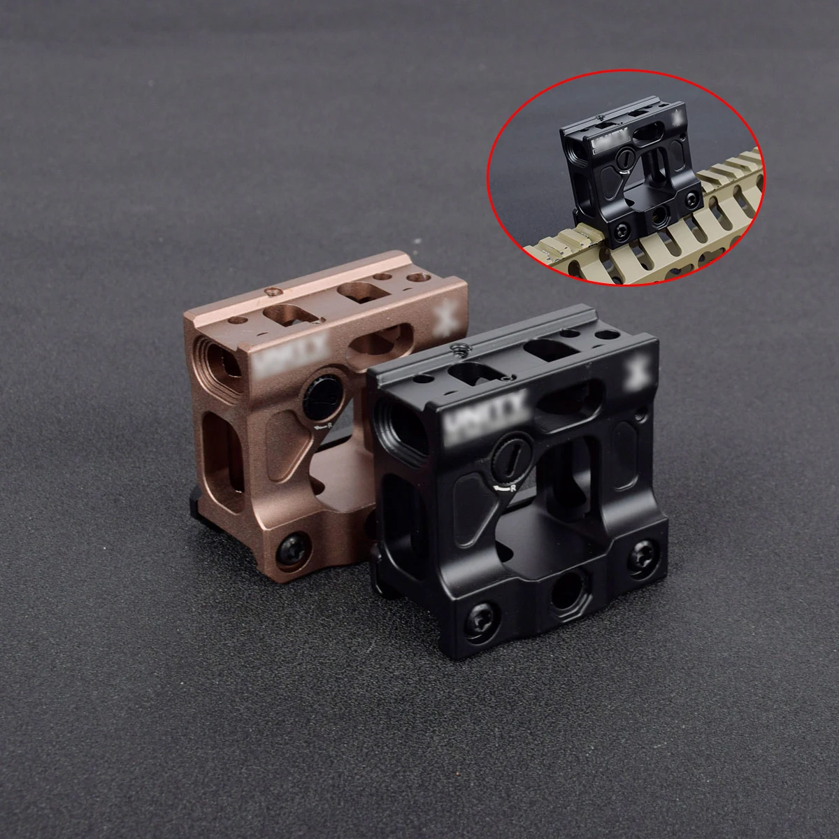 Tactics Scope Riser Mount Un Universal Heightening Bracket Red Dot