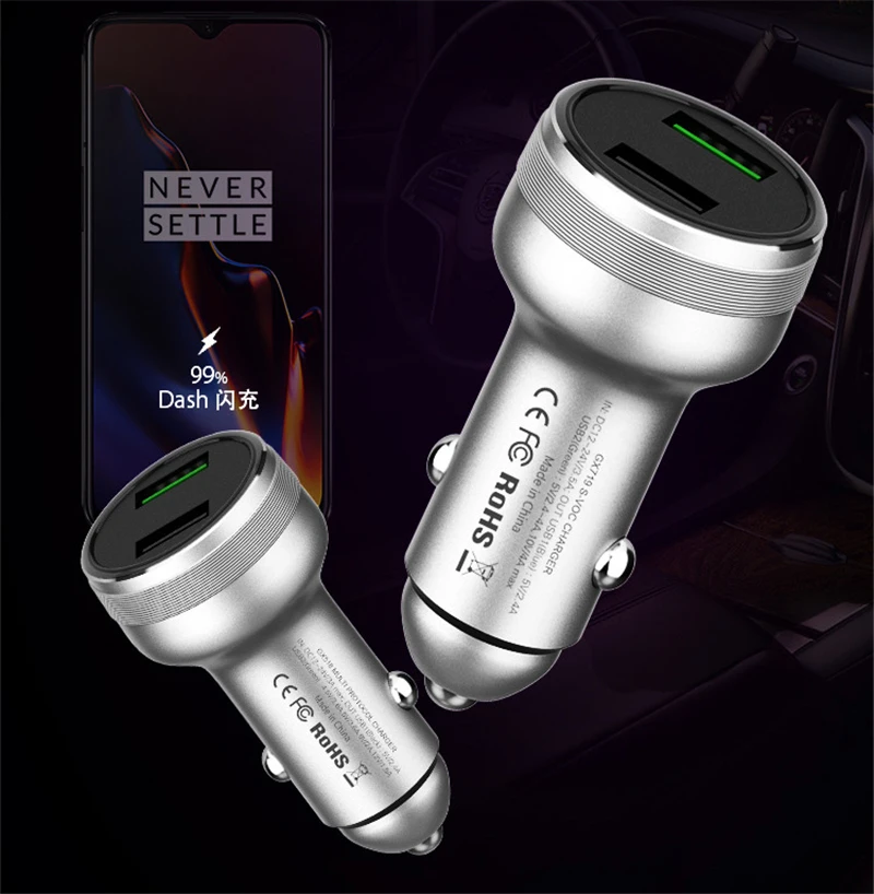 Новое автомобильное зарядное устройство OnePlus 8 Pro Warp S Vooc Быстрая зарядка для