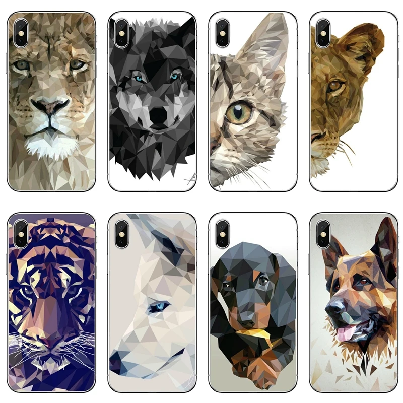 cool bear lion tiger Accessories Phone Case For Huawei P40 P30 P20 Pro P10 P9 Lite Y5 Y6 Y7 Y9 P Smart Plus 2018 2019 | Мобильные