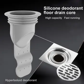 

Metal Silicone Round Shape Deodorant Floor Drain Seal Check Valve for Bathroom Floor Drain Seal Check Valve cocina accesorio