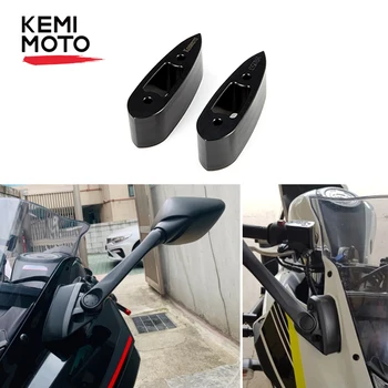 

KEMIMOTO for Yamaha YZF R25 R3 Motorcycle Mirror Riser Extension Extenders Adapter Adaptor Kit YZF-R3 YZF-R25 2015 2016 2017