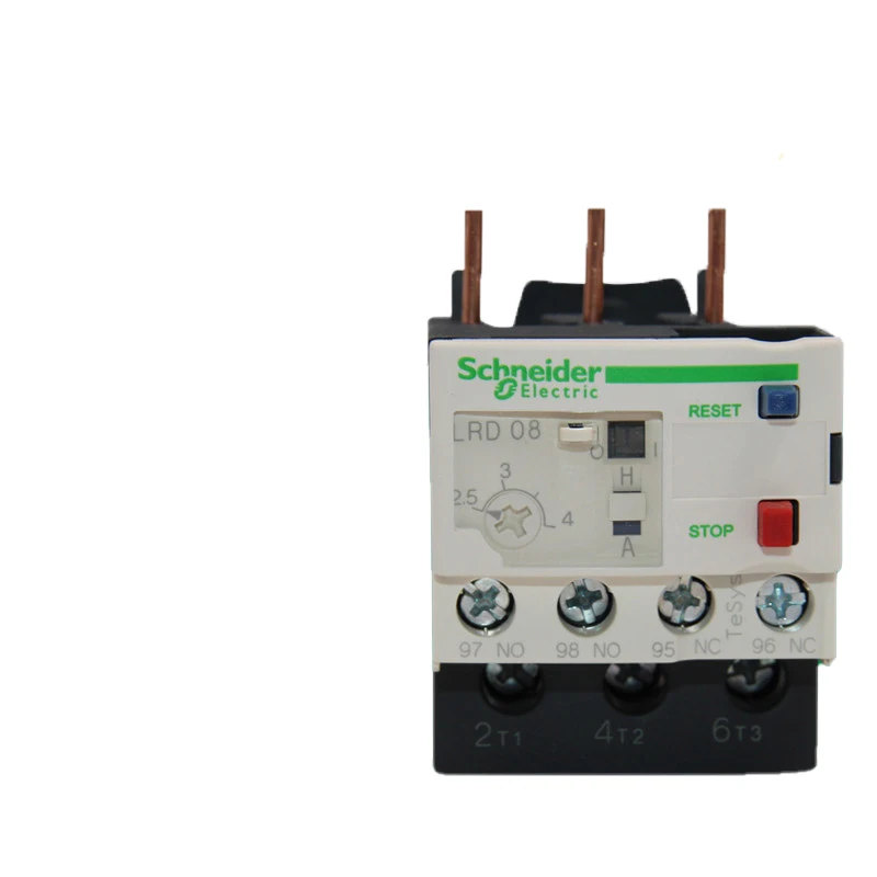 

Description Complete High quality electrical thermal overload relay LRD08C Setting current 2.5-4A