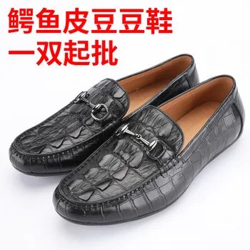 

shoes men in the summer of 2020 the new alligator shoes joker leather fashion casual men's shoes factory direct sale