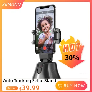 

Auto Tracking Selfie Stand 360 Degree Rotating Face Object Tracking Smart Camera Phone Mount for Photo Vlog Live Video Record