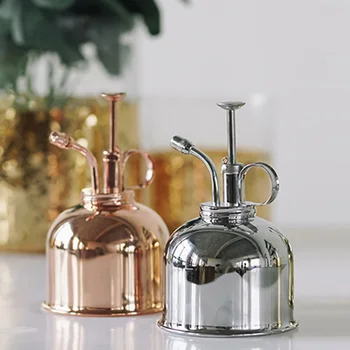 

300ml Mini Brass Retro Copper Plant Flower Watering Can Pot Spray Bottle Garden Sprayer Gardening Tool HYD88