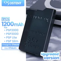 OSTENT Dung Lượng Cao Chất Lượng Thật 1200MAh 1400MAh 3.6V Lithium Ion Pin Thay Thế Cho Sony PSP 2000/3000 PSP-S110 1