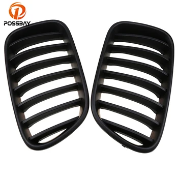 

POSSBAY Car Front Kidney Grille Grills Matte Black Bumper Grilles for BMW X3 F25 28iX/30dX/35dX/35iX 2010-04.2014 Pre-facelift
