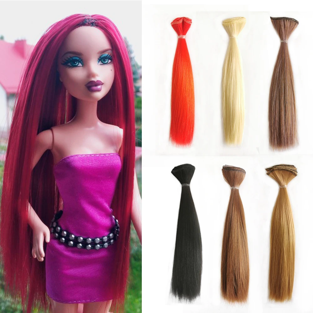 marioneta sobrina Medio Tress Tress for Dolls de 5, 10, 15 y 20 cm para hacer tramas de pelo para  muñecas, pelucas de pelo para muñecas Diy, piezas de pelo para rereo BJD  /SD/Bly|Muñecas| - AliExpress