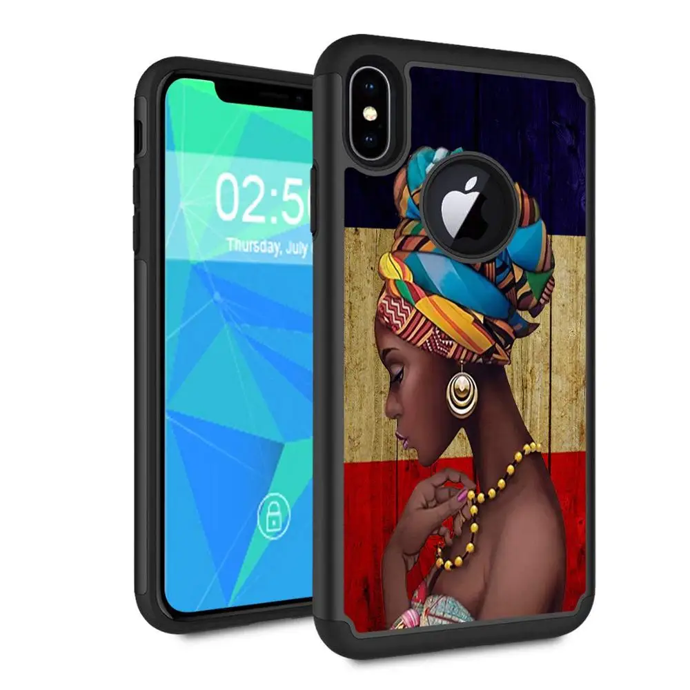 phone case color 04 Для iPhone X/XS/XR/XS MAX Чехол для мобильного телефона, мягкий силикагелевый бампер и Жесткий ПК задняя крышка Двойной Слой Ударопрочный для apple 7 8 plus - Цвет: phone case color 04
