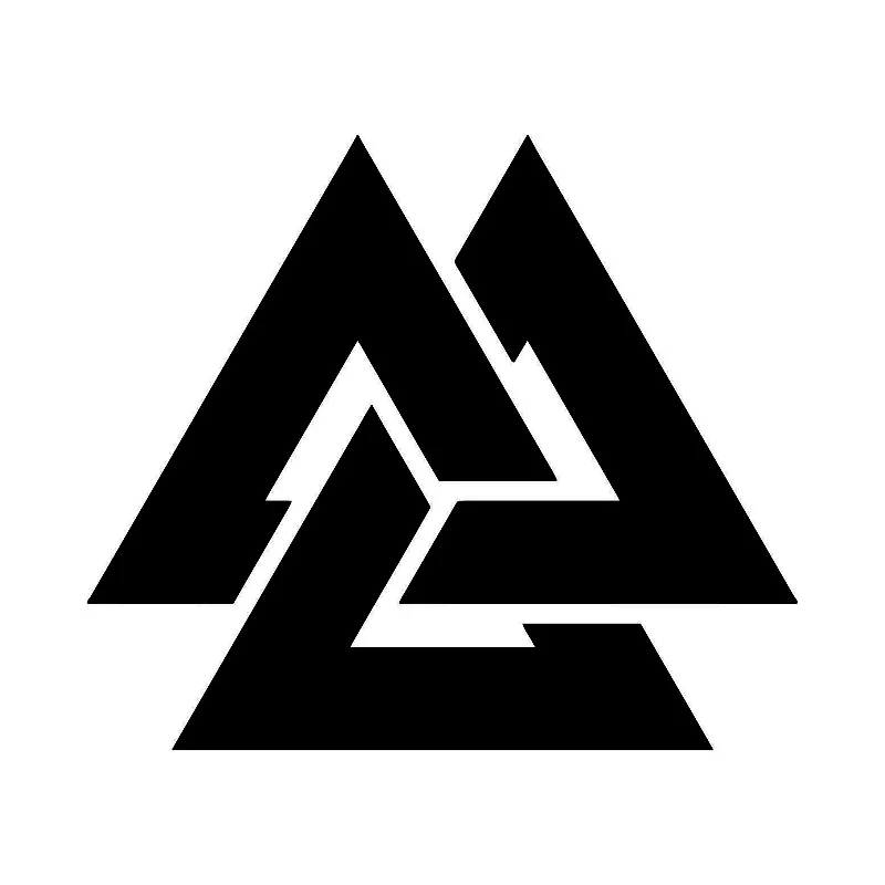 

14CM*12CM Fun Personality Rune Vinyl Car-styling Decal Car Sticker Black/Silver Graphical C11-1147