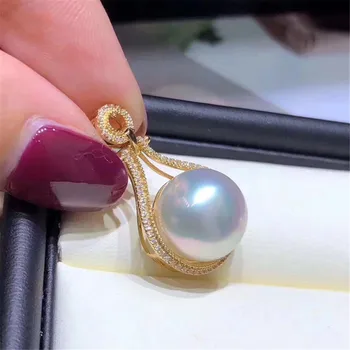 

S925 Sterling Silver Material Pendant Clasp Pearl Pinch Clip Bail Pendant Connectors Bail Beads Jewelry Findings Accessories