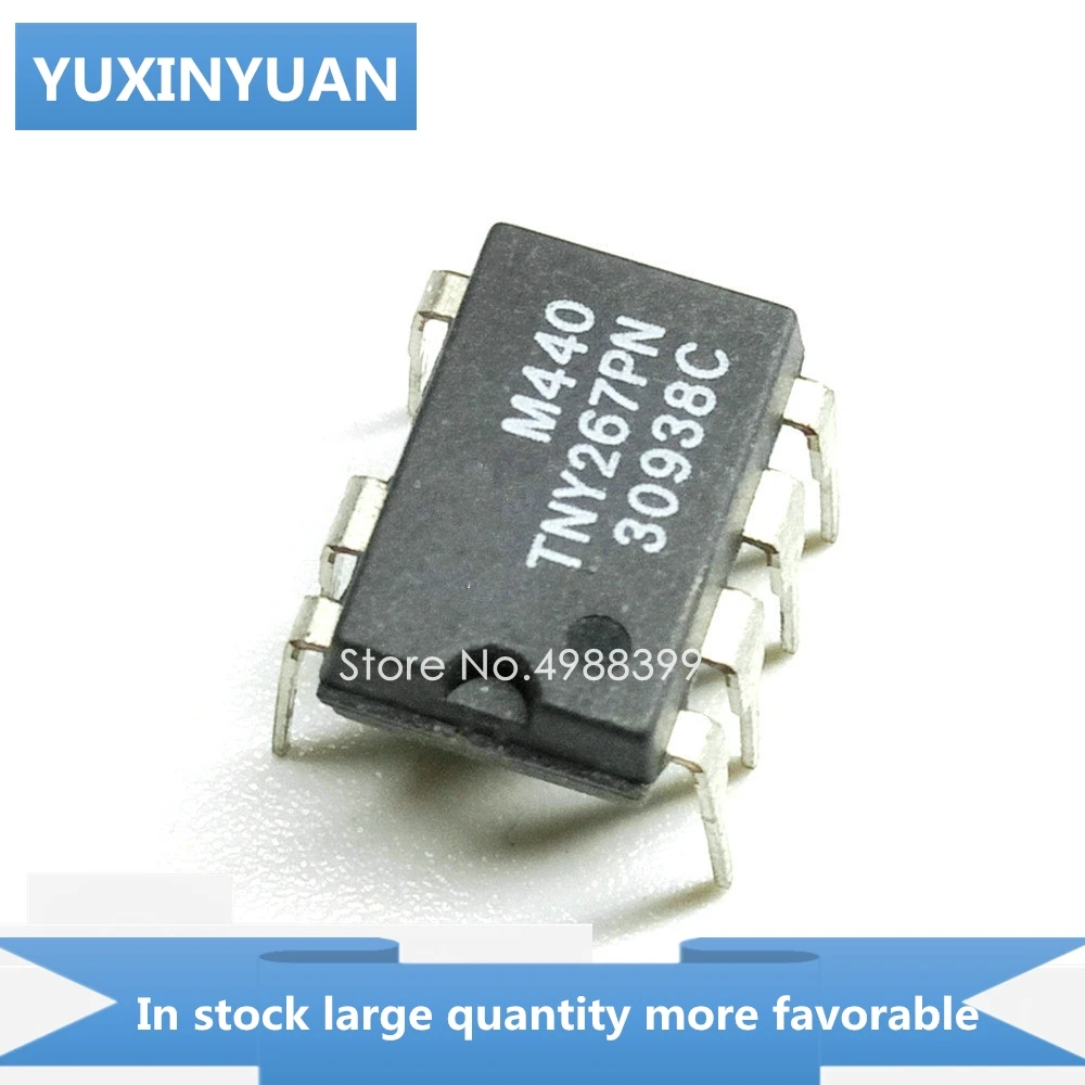 YUXINYUAN 10 шт./лот TNY267PN TNY267P TNY267 TNY 267PN DIP7 в наличии | Электронные компоненты и