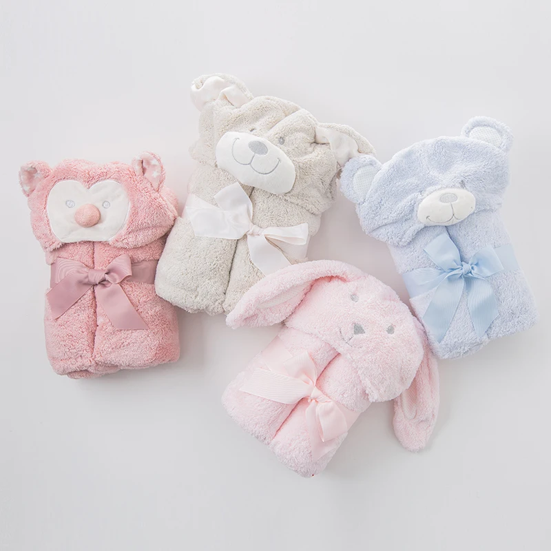 

5 Styles Lovely Cartoon Baby Hooded Bath Towel Strong Water Absorption Super Soft Kids Bath Robe High Quality New Arrival