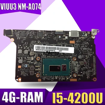 

VIUU3 NM-A074 Laptop motherboard for Lenovo YOGA2 Pro Test original mainboard 4G-RAM I5-4200U