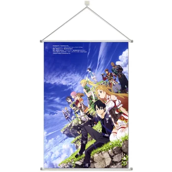 

Anime Sword Art Online Personalize Customer Made Alloy Fabric Wall Poster Scroll 60x90cm 24x36inches