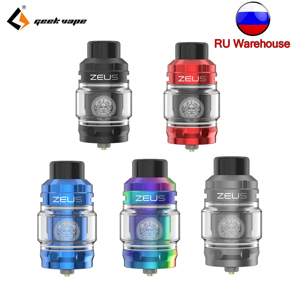 Electronic Cigarette New Geekvape Zeus Sub Ohm Tank with 810 drip tip