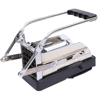

Potato Chipper Non Slip Onion Home Manual Cutter Stainless Steel Detachable Blade French Fries Restaurant Multipurpose Cucumber