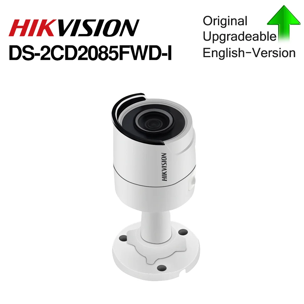 Hikvision Original  IP Camera 8MP DS-2CD2085FWD-I Bullet network CCTV Camera Updateable POE WDR POE SD Card Slot