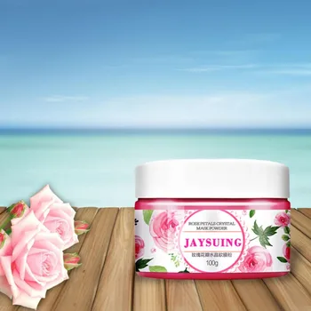 

Pure Natural Organic Rose Petal Crystal Soft Powder Brightening Lasting Moisturizing Mask Powder New