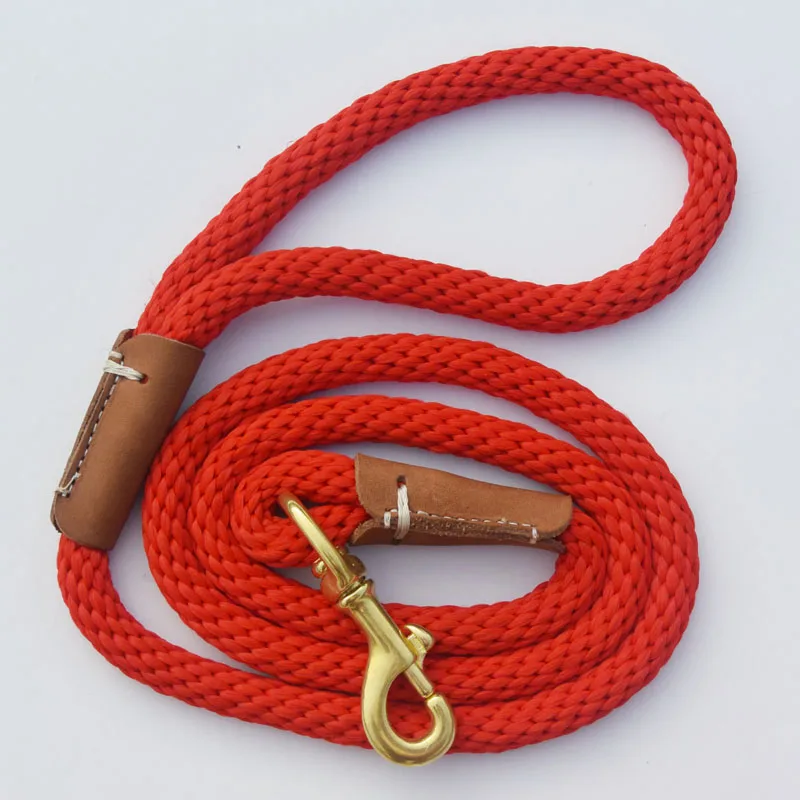 Braided Dog Snap Leash Rope Pet Leash Dog Traction Rope Leashes Dog Walking Training Lead Medium Large Dogs
