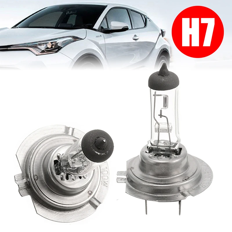 Mayitr 2pcs DC 12V H7 100W Car Light High Quality Gas Headlight Light Lamp Bulb White for Car Light Source Mayitr 2pcs DC 12V H7 100W Car Light High Quality Gas Headlight Light Lamp Bulb White for Car Light Source