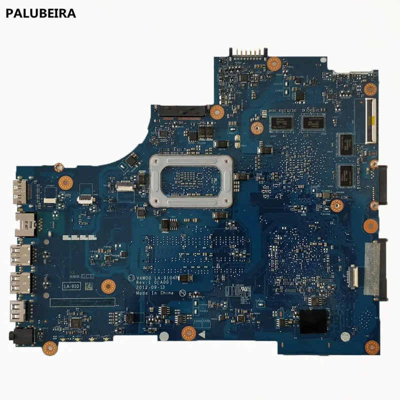 PALUBEIRA VAW00 LA-9104P CN-00P6TK 00P6TK 0P6TK для Dell Inspiron 15 3521 5521 Материнская плата ноутбука SR0XF I3-3227U Процессор DDR3 основной b
