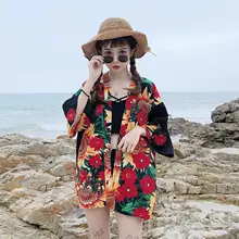 Японское кимоно кардиган традиционное японское кимоно для женщин Косплей юката для женщин obi Японская уличная одежда haori