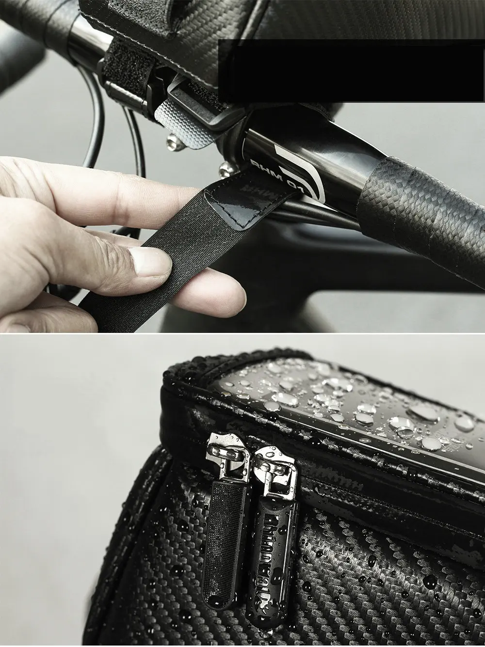 RHINOWALK Bicycle Front Tube Bag Rainproof Touch Screen Cycling Top Front Tube Frame Bags 5.86.0 Phone Case Bike Accessories (15)