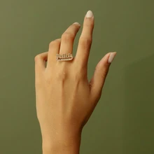

Personalized Name Ring Year 2020 Unisex Gold Plated Custom Number Word Ring Fashion Gift For Men Women Christmas Gifts