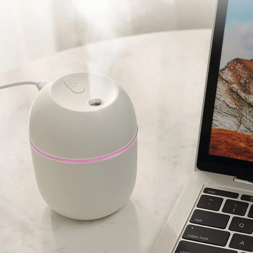 Mute Desktop Humidifier Mini Atmosphere Light Gift Aromatherapy Car Gift Space-savin Humidifier USB Plug-in